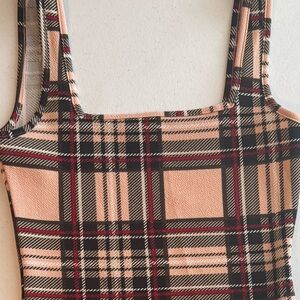 SHEIN Plaid Minidress | S